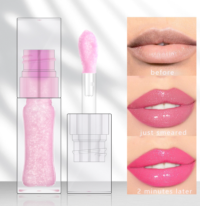 3 COLOR SHIMMER COLOR CHANGING LIPGLOSS KISS - PROOF BEAUTY