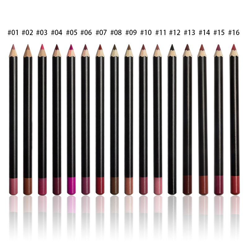 16 COLORS VEGAN WOOD LIPLINER CRUELTY FREE AND ETHICAL BEAUTY
