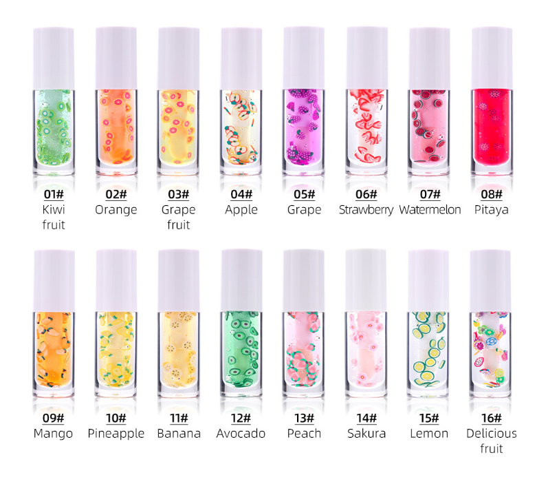 16 SHADE FRUIT INSPIRED NOURISH AND SHINE LIP OIL