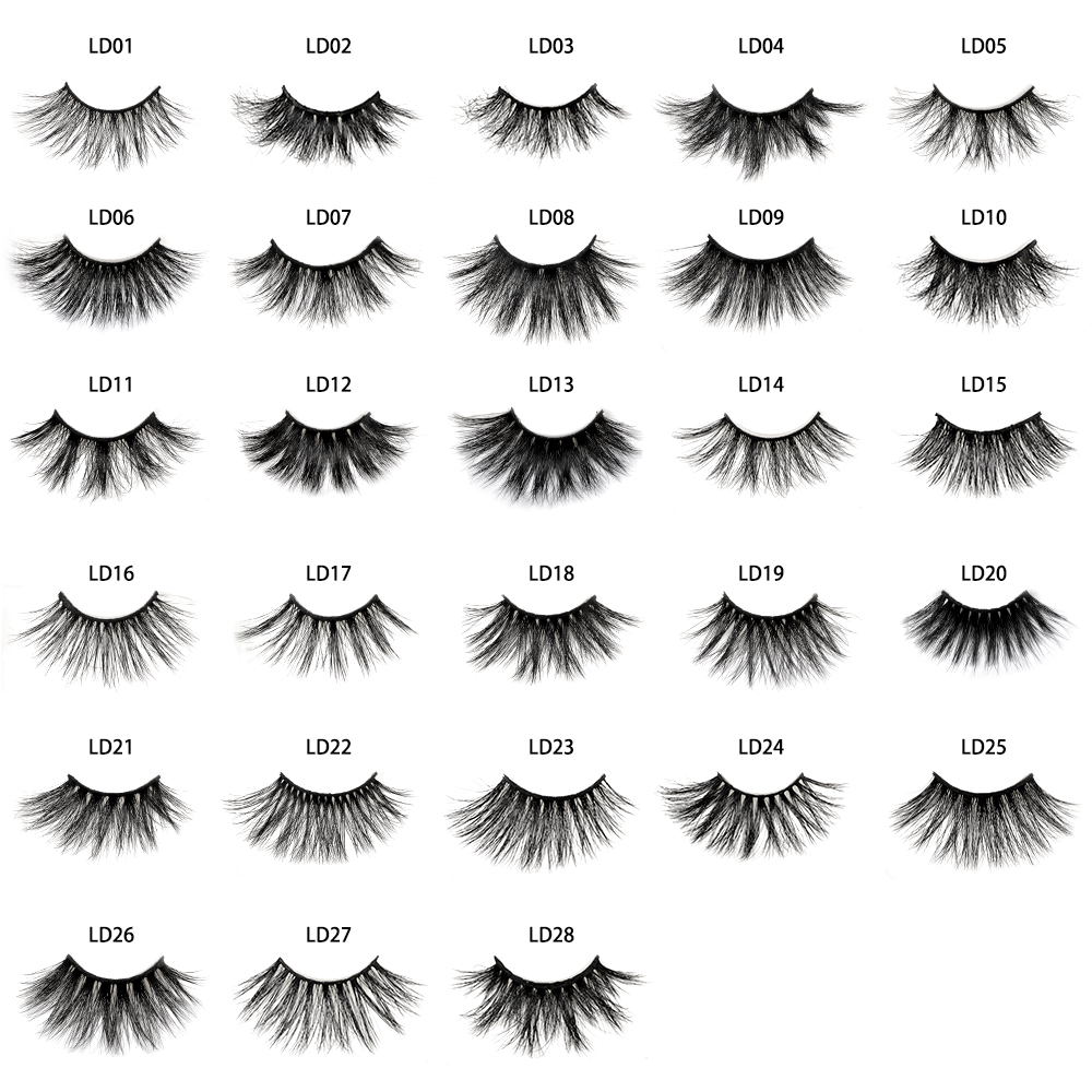 EXTREMELY LONG 25MM 5D FALSE MINK LASHES - VOLUME & DRAMA