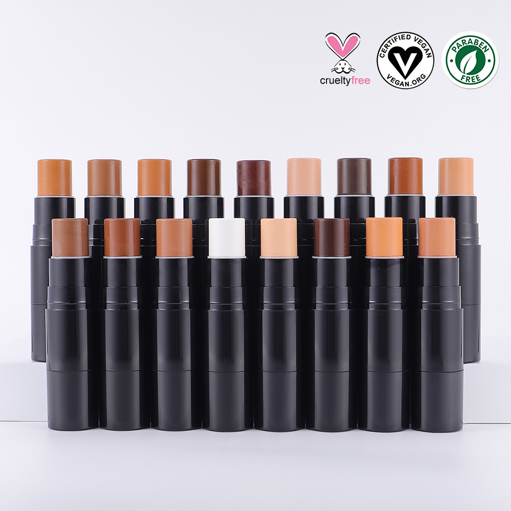 HIGH PIGMENT DOUBLE ENDED CONTOUR STICK BRUSH VIVID COLOR PAYOFF